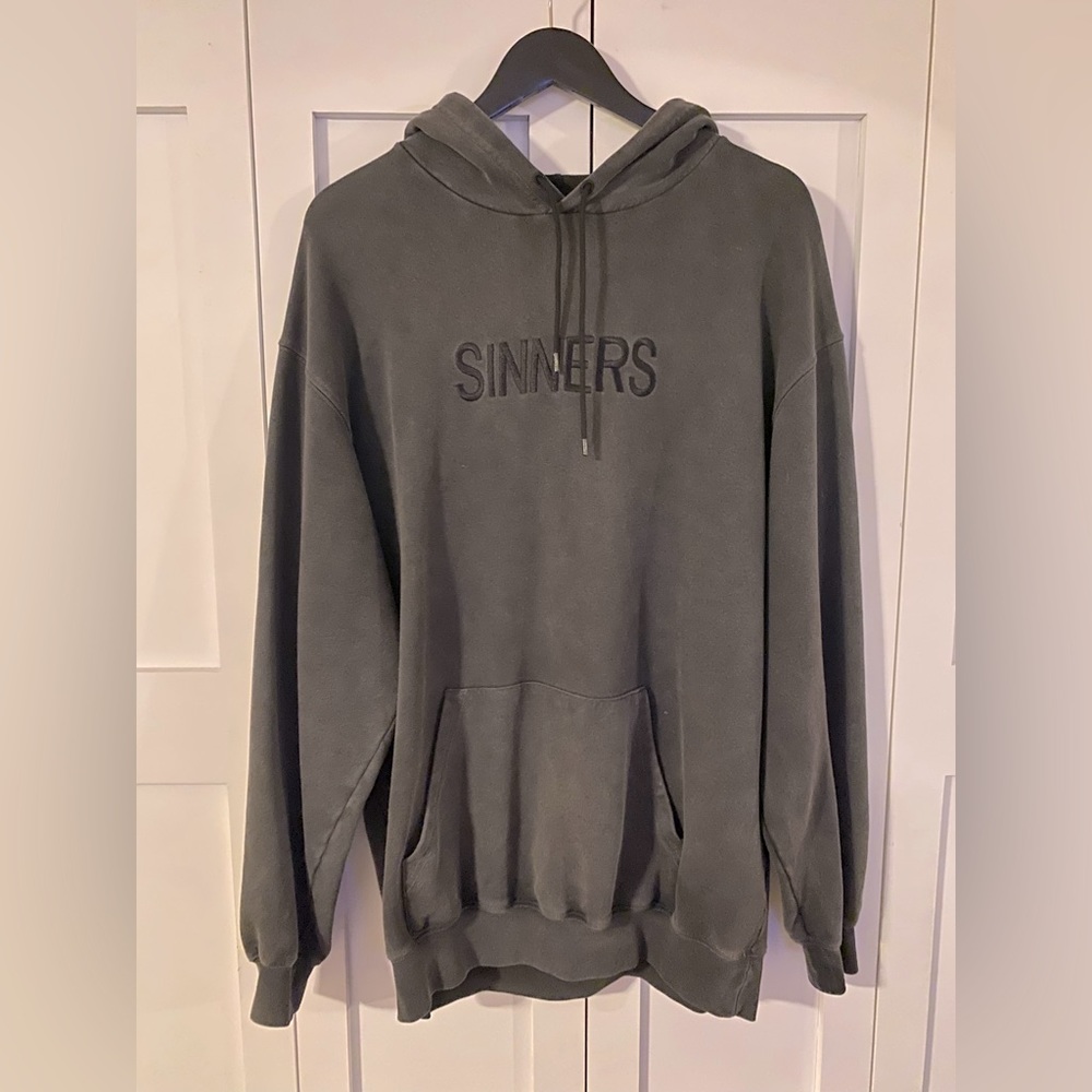 Balenciaga SINNERS Hoodie Faded Black